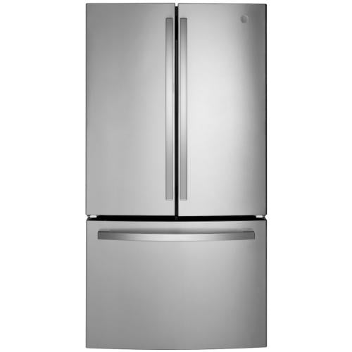 Ge GNE27JYMWFFS 27 Cu. Ft. Fingerprint Resistant French-Door Refrigerator