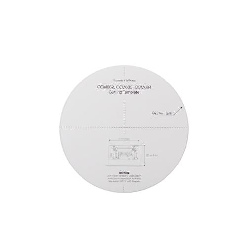 Bowers &Wilkins Ccm682 Cutout Template - II12849