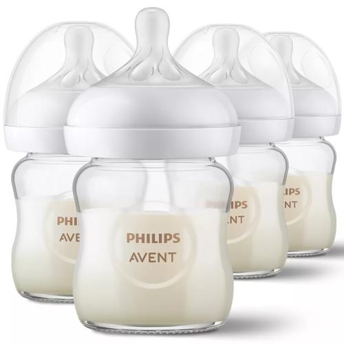 Avent Natural Glass Baby Bottle - 4O - SCY910/04