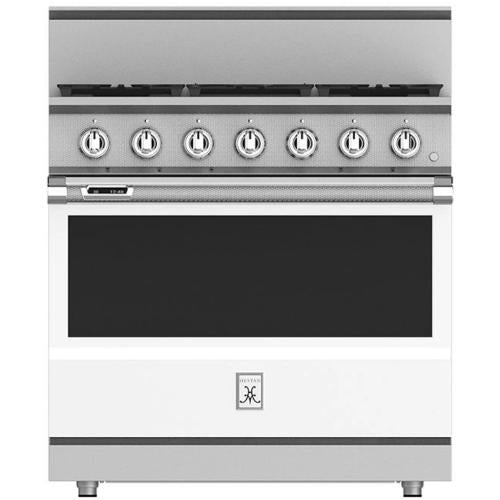 Hestan KRDS365LPWH Range, Smart, 5 Burner, Dual Fuel, 36-Inch - Lp - White