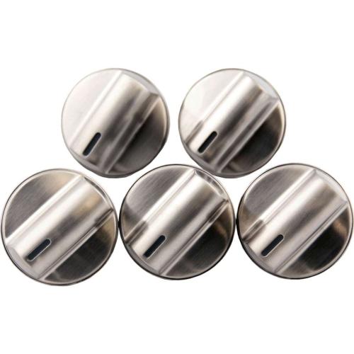 Bosch Set Of 5 Chrome Knobs - 00654043