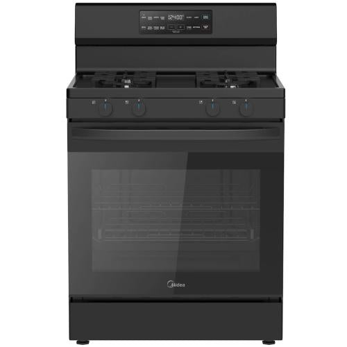Midea MGR30S2ABB 30-Inch 6.1 Cu.Ft Gas Free Standing Range
