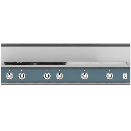 Hestan KRT484GDLPGG Rangetop, 4 Burner With Griddle, 48-Inch - Lp - Dark Gray