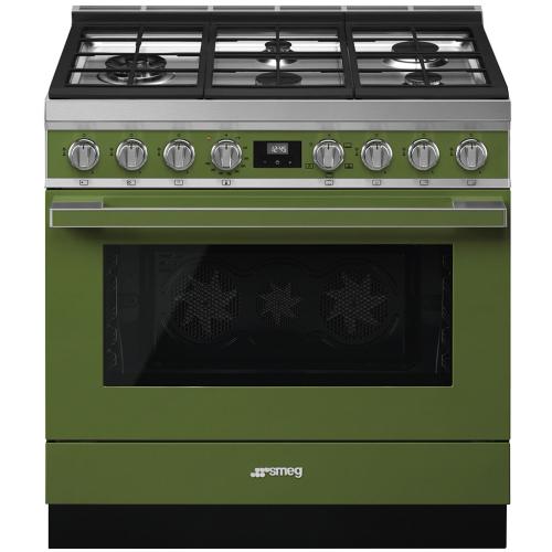 Smeg CPF36UGGOG Gas Range 36-Inch