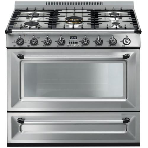 Smeg TRU36GGX Gas Ranges 36-Inch