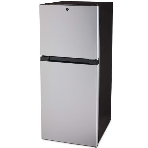 Midea 04315052 Vida By Paderno 2-Door Stainless Steel Fridge, 4.5 Cu-Ft