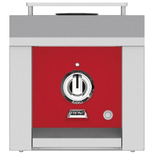 Hestan AGB121NGRD Single Side Burner, Built-In, 12-Inch - Ng - Red