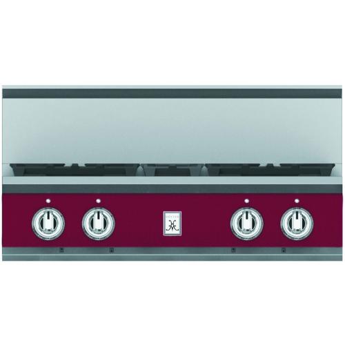 Hestan KRT304NGBG Rangetop, 4 Burner, 30-Ng-Burgundy