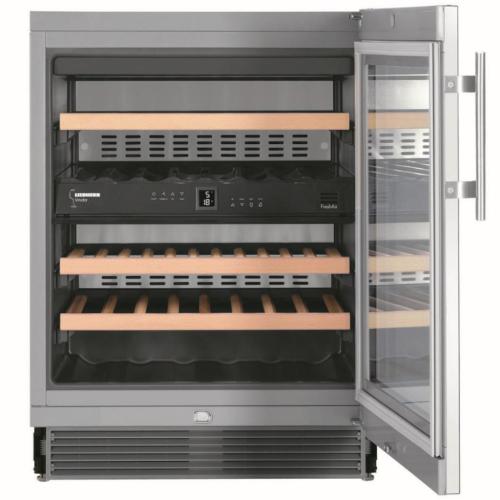 Liebherr WU3400 24 Inch Undercounter Dual Zone Wine Cooler with 34 Bottle Capacity