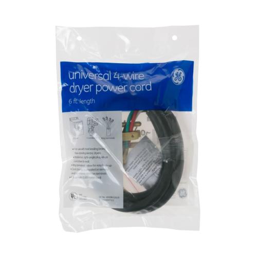 GE 4-Wire, 6 Feet Length, 30-Amp - WX09X10020