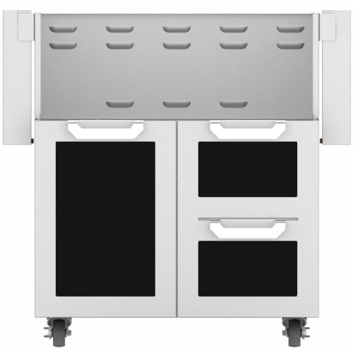 Hestan GCR30BK Double Drawer And Door Cart, 30-Inch - Black