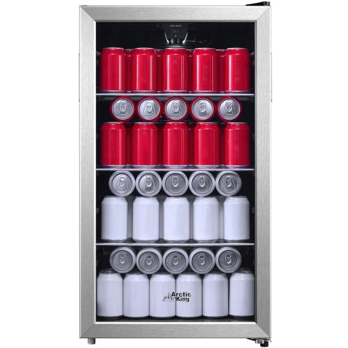 Midea ARV115B1AST Arctic King 115-Can Beverage Fridge & Cooler