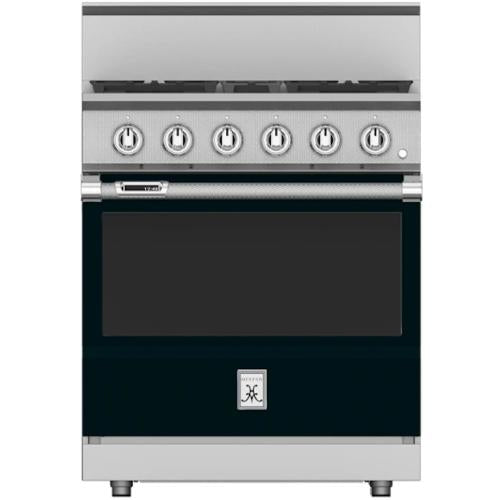 Hestan KRD304NGBK Range, 4 Burner, Dual Fuel, 30-Inch -Ng-Black