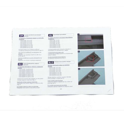 Liebherr Insert Blade Hinge Cover - 708044200