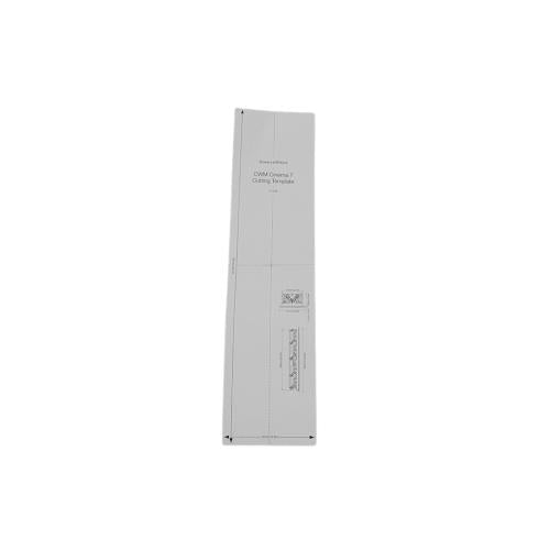 Bowers &Wilkins Cwm Cinema 7 Cutout Template - TT12785