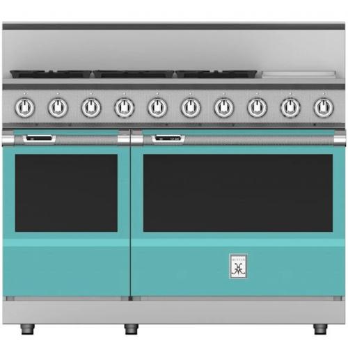Hestan KRD485GDNGTQ Range, 5 Burner With 12-Inch Griddle, Dual Fuel, 48-Inch -Ng