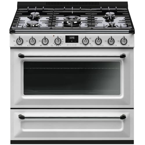 Smeg TRU36GGWH9 Gas Range 36-Inch