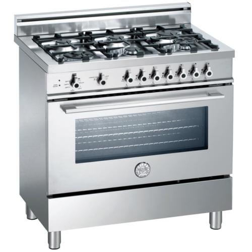 Bertazzoni X366GGVXFR01 Professional Series 36 Inch Pro-Style Gas Range with 6 Sealed Burners