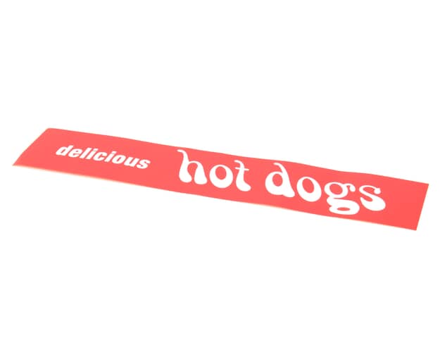 Star Sign - Hot Dogs Front 3" - 2M-Y6512