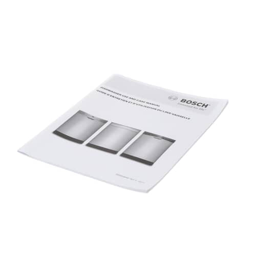 Bosch Instruction Manual - 00734949