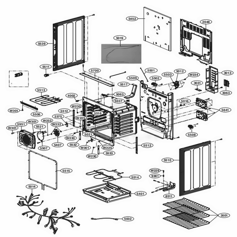 LG Panel,Side - MGC62644028
