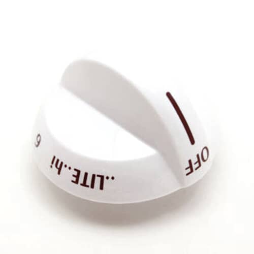 Electrolux Knob,Top Valve,White,(4) - 316220008