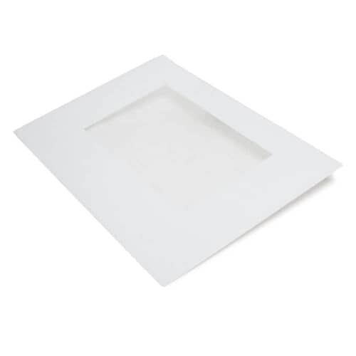 Whirlpool Range Oven Door Outer Panel (White) - WPW10409945