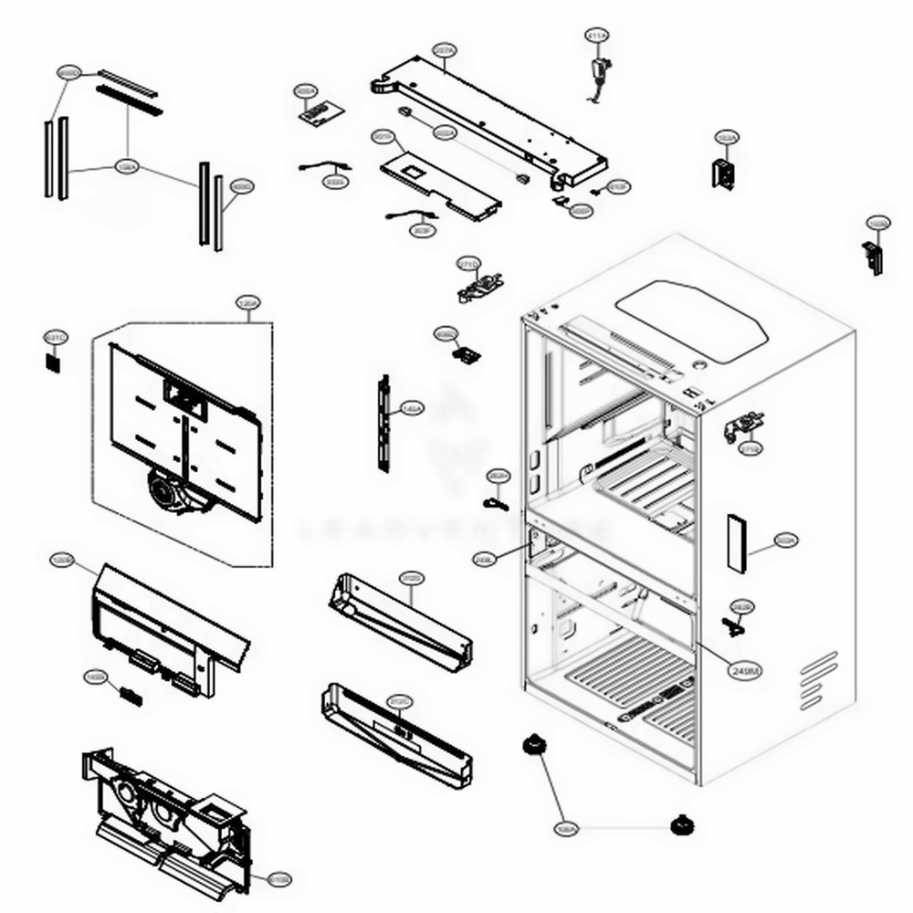 LG Rail Guide Assembly - AEC73997605