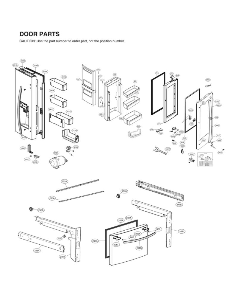 LG Hinge Cover Assembly - ACQ86664777