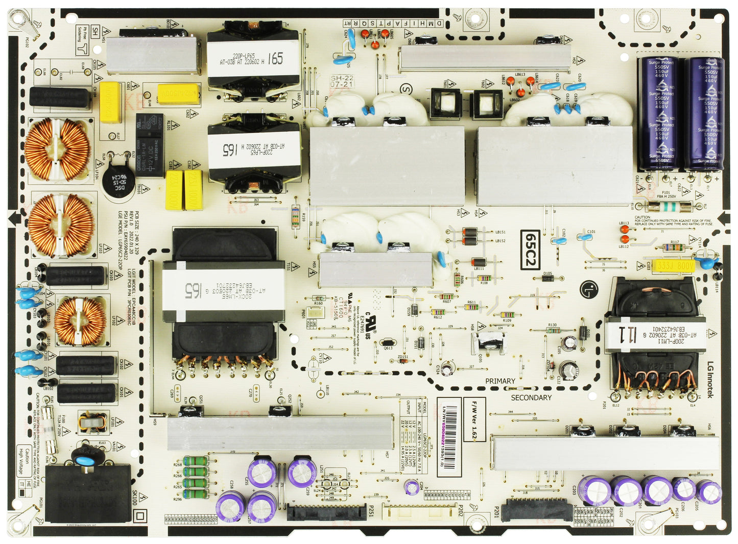 LG Power Supply Assembly - EAY65904022