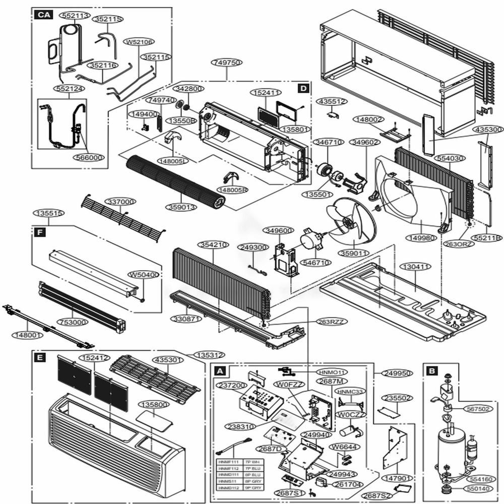 LG Electric Heater - MEE63425001