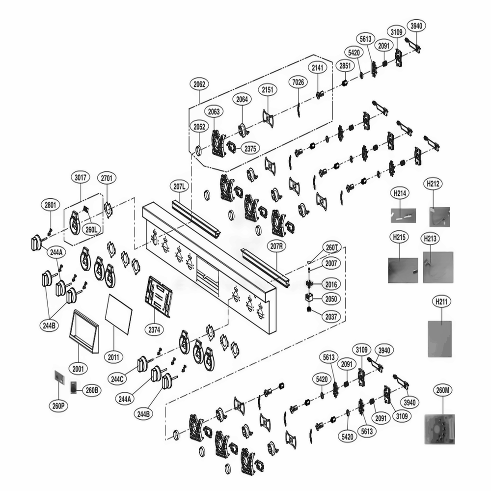 LG Pcb Supporter Assembly - AJJ75518601