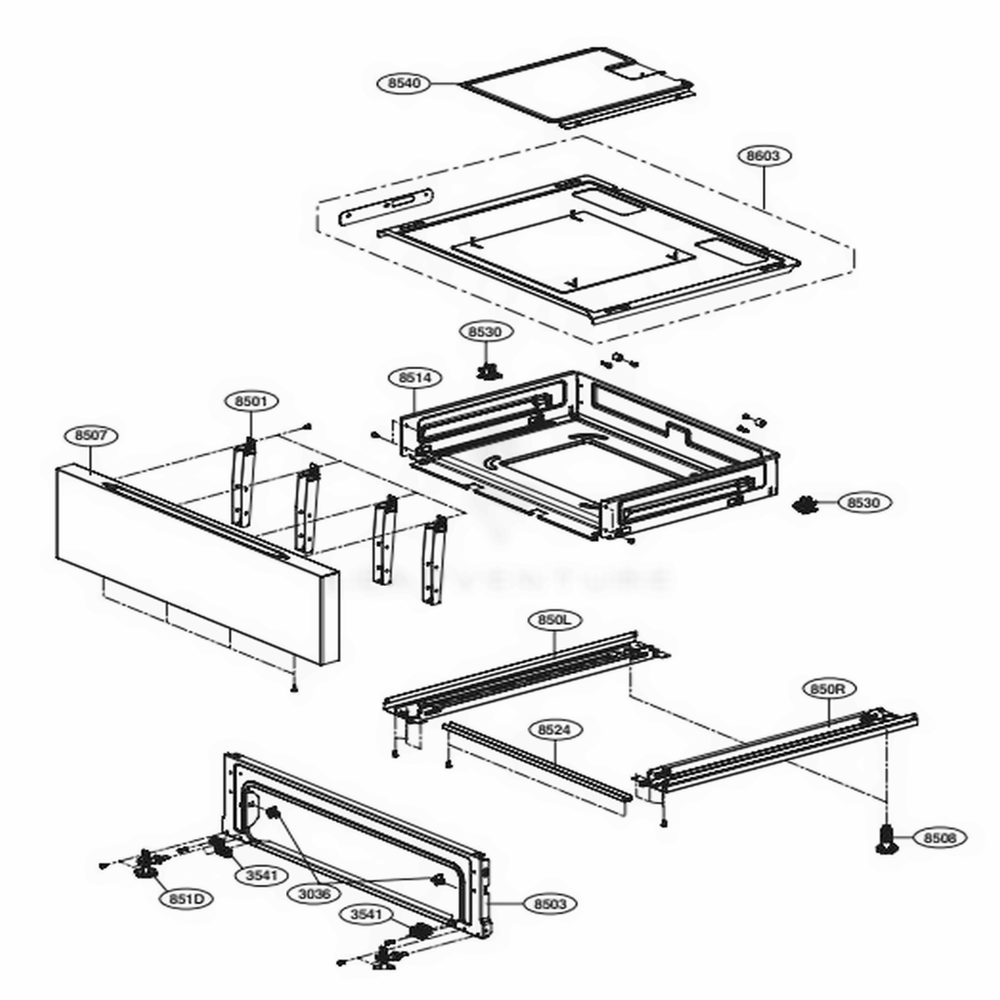 LG Cover,Insulator - MCK71166701