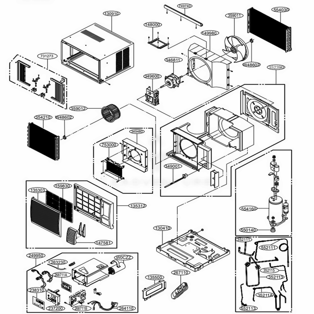 LG China Compressor Set - TBZ37574401