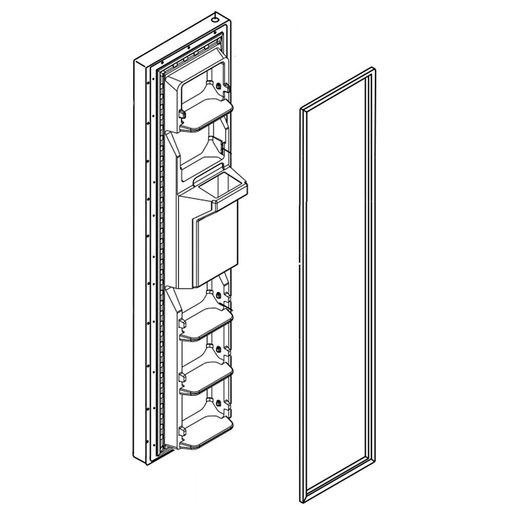 Whirlpool Kit Door Serv Fc 22 Dp Bst C17 - LW11026359