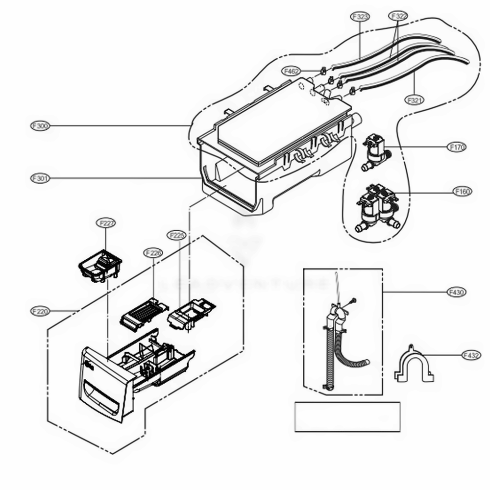 LG Panel Assembly,Drawer - AGL30005650