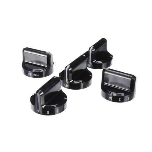 Electrolux Knob Kit, Top Valve,Black - 5304506544