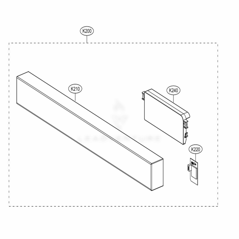 LG Control Panel Assembly - AGL75674901