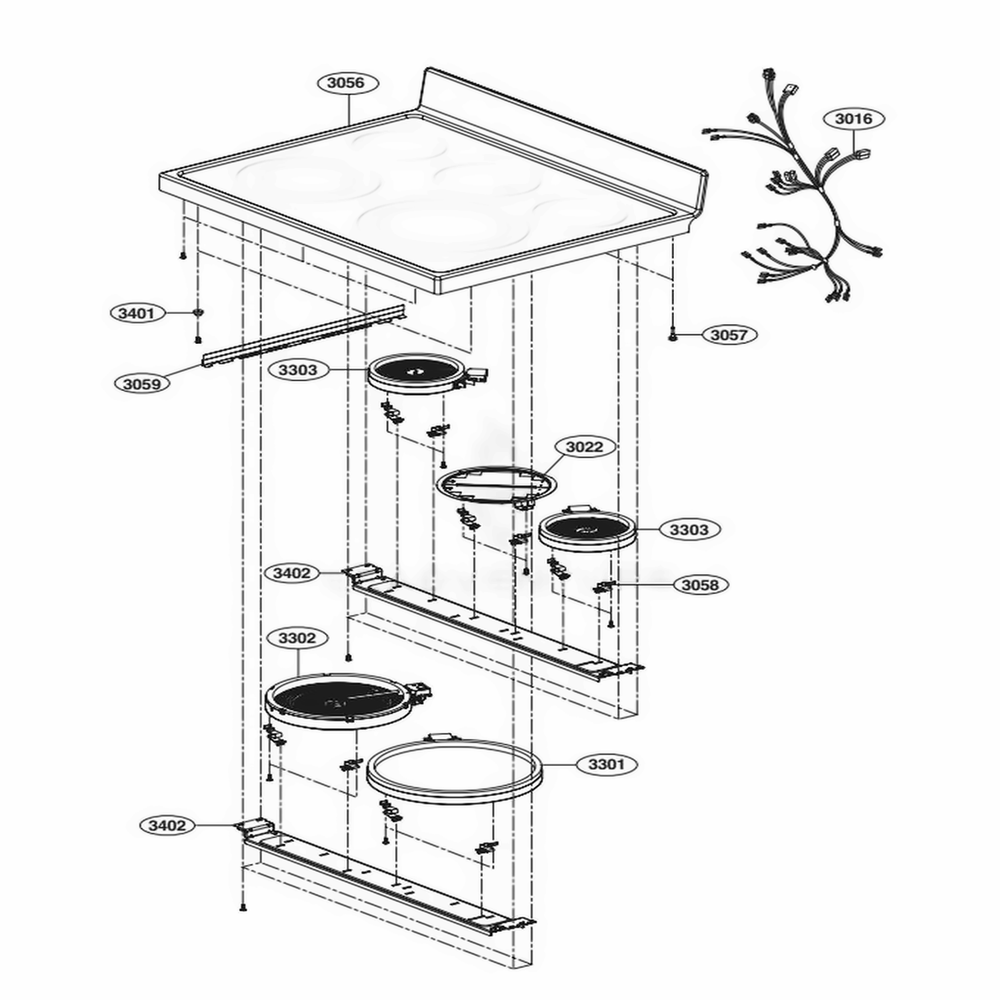 LG Plate Assembly - AGU70894520