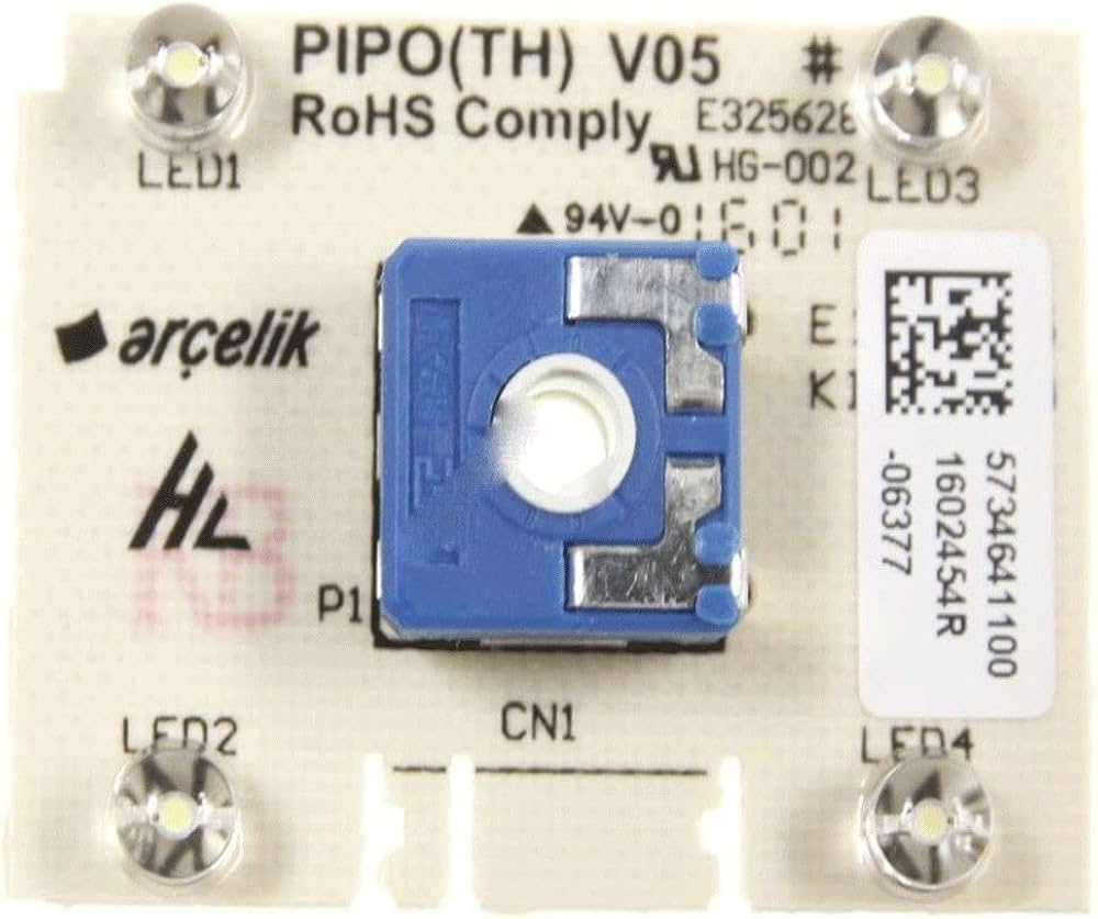 Beko Refrigerator Freezer Thermostat Control Pot4 Board - 5734641100