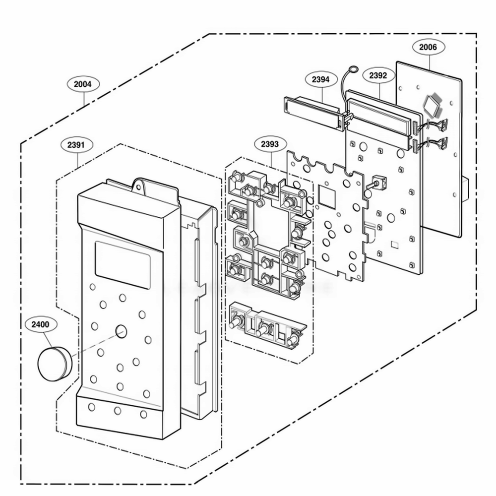 LG Knob - 4940W3A019B