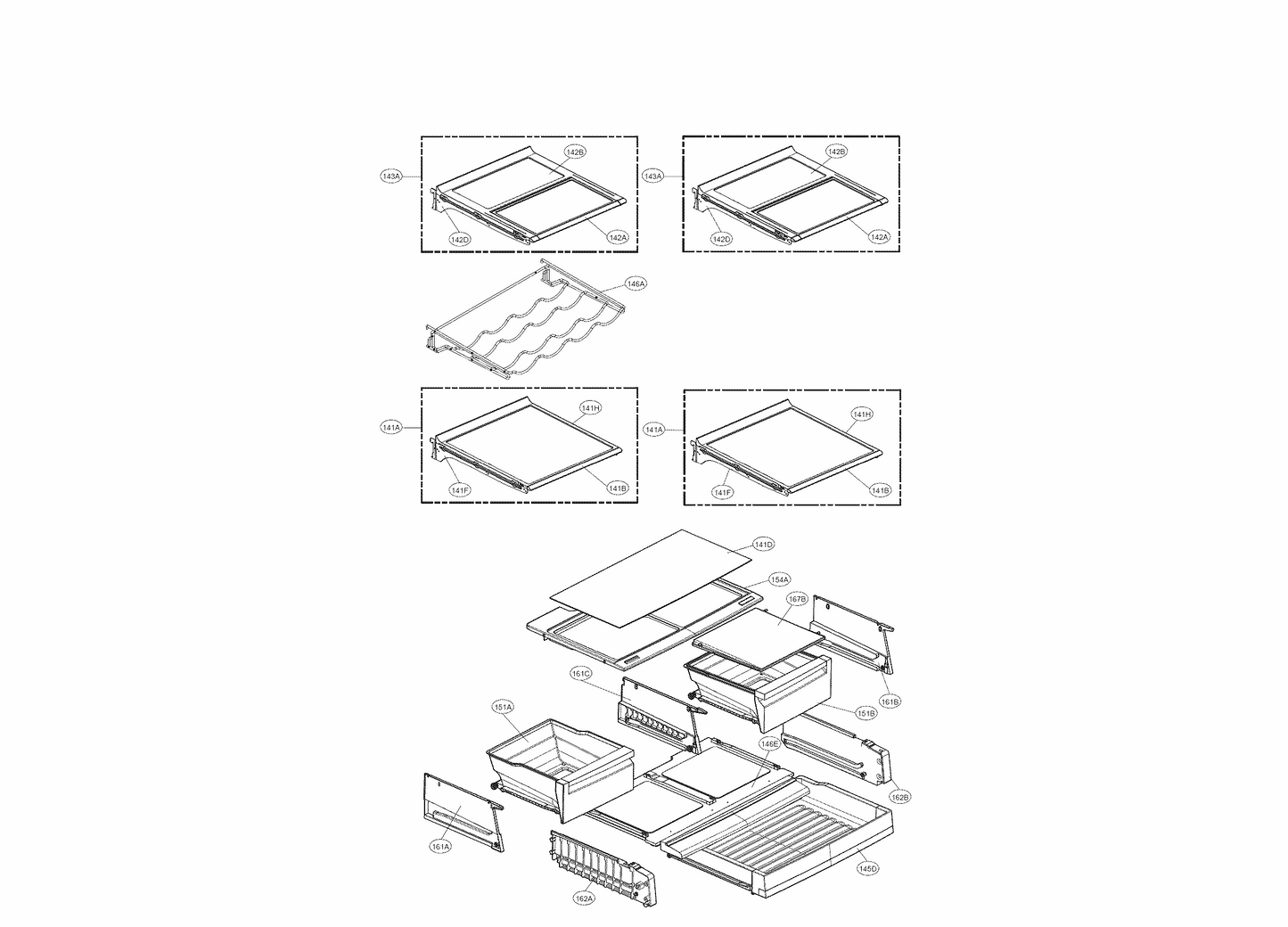 LG Rail Guide Assembly - AEC73317503