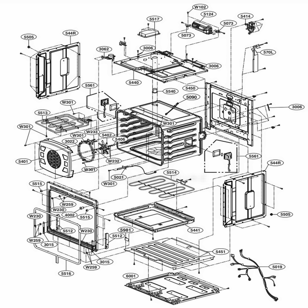 LG Single Harness - 6877W2A002U