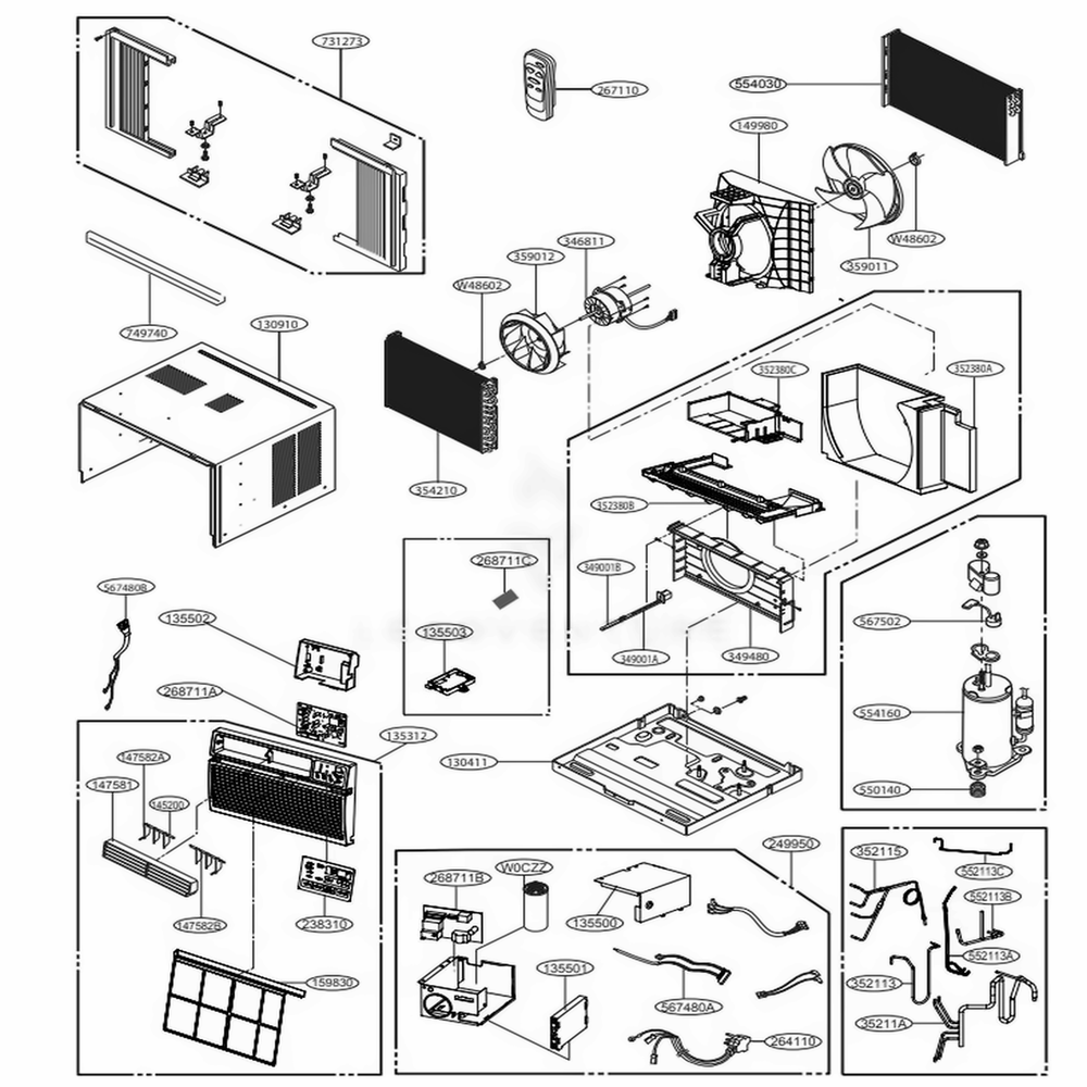 LG Main PCB Assembly - EBR89540702