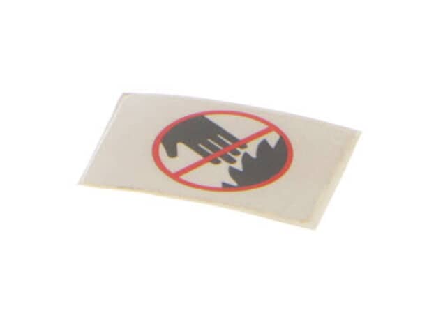 Ryobi Elect. Tools Hand Warning Label - 9181015330202