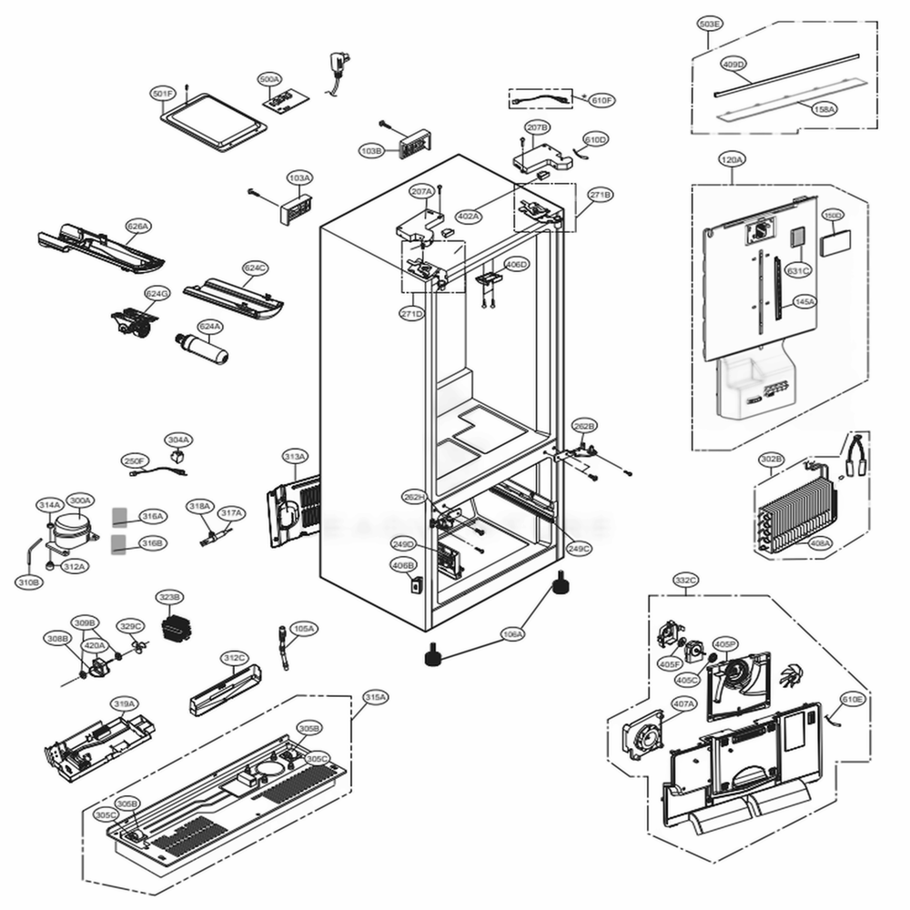 LG Pcb Assembly,Main - EBR86093778