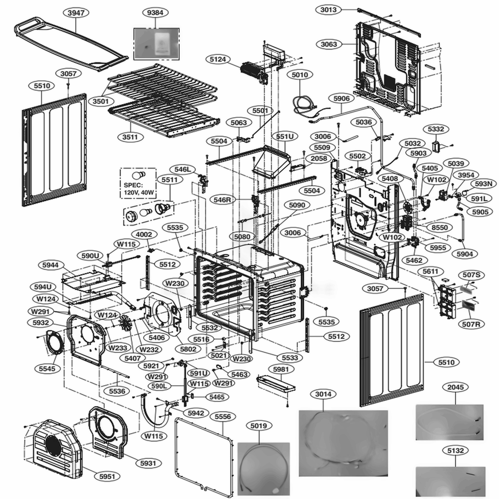 LG Shelf - MHL63411408