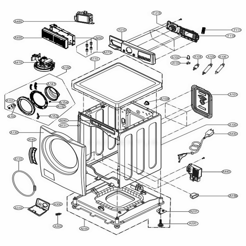 LG Door Assembly - ADC74154920