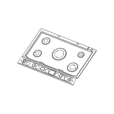 Samsung Frame Cook Top Assembly - DG94-02633A