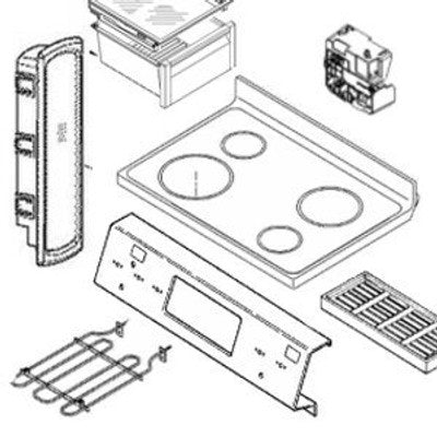 Samsung Top Plate Assembly - DG94-02943A